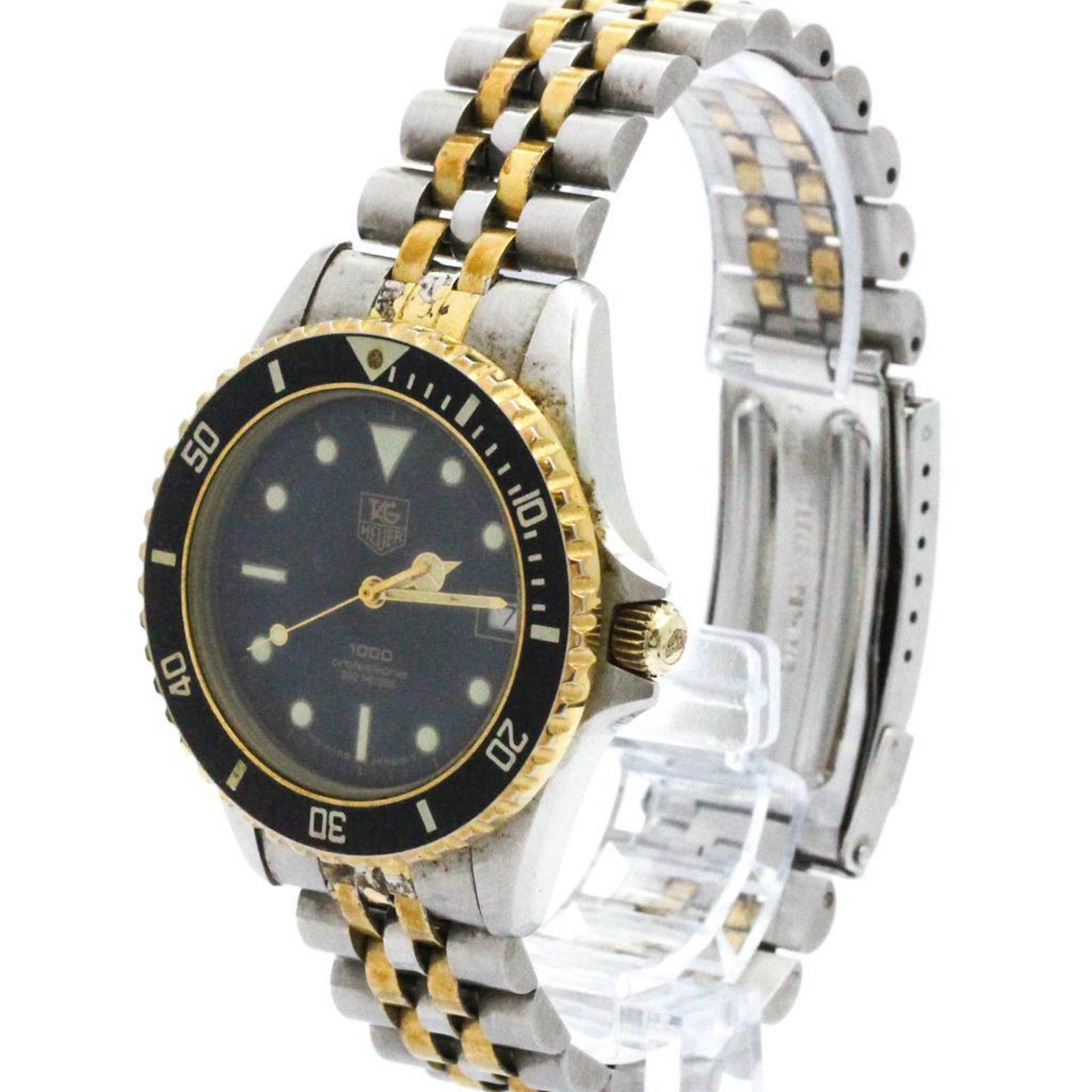 稼働品　TAG Heuer タグホイヤー　プロフェッショナル ゴールド メンズ タグホイヤー プロフェッショナル200 腕時計 995 408A クオーツ