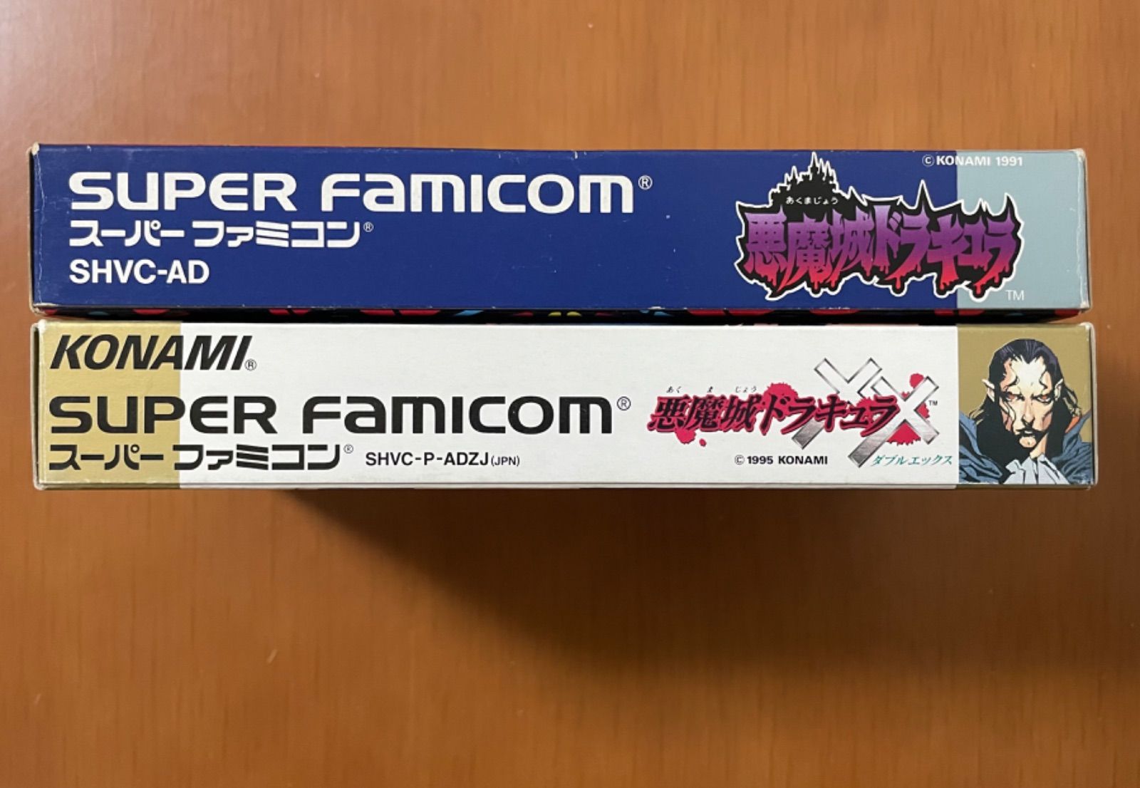 KONAMI 悪魔ドラキュラ・悪魔城ドラキュラXX  箱説ハガキ付き