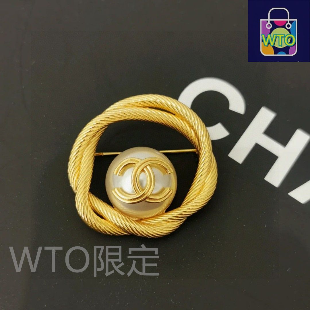 今日特価】CHANEL 最新モデル パール ヒモ アルファベット