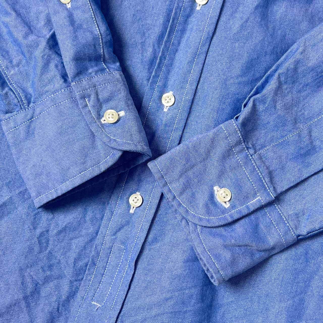 最終】INDIVIDUALIZED SHIRTS シャツ 16-33 ブルー