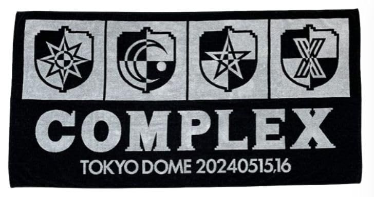 COMPLEX コンプレックス 2025 日本一心 グッズ 吉川晃司 布袋寅泰 タオル ブランケット ビッグサイズ タオルブランケット
