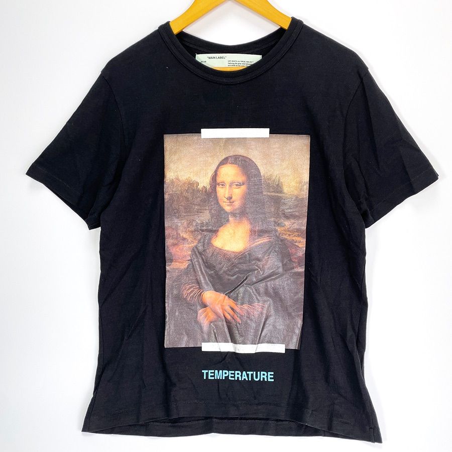 OFF-WHITE オフホワイト カットソー 半袖 モナリザ 2018 黒 M