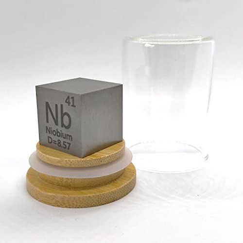 25mmキューブ・刻印A・通常面 元素標本 ニオブ Nb (25mmキューブ・刻印