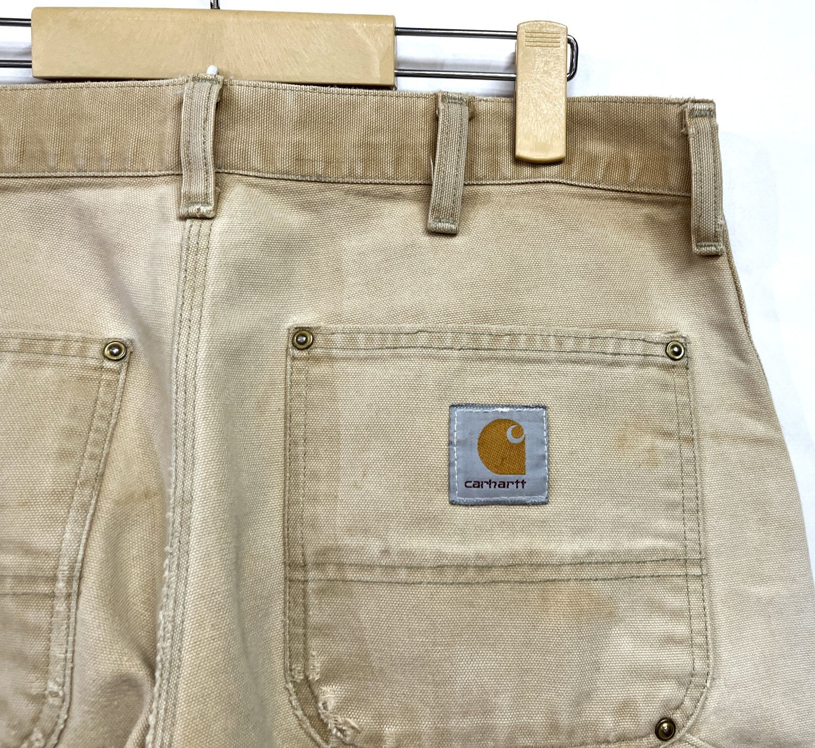 カーハート Carhartt ダブルニーパンツ W30 90s 80s USA製 00s USA製 carharttカーハート ダブルニー ダック地 ペインター