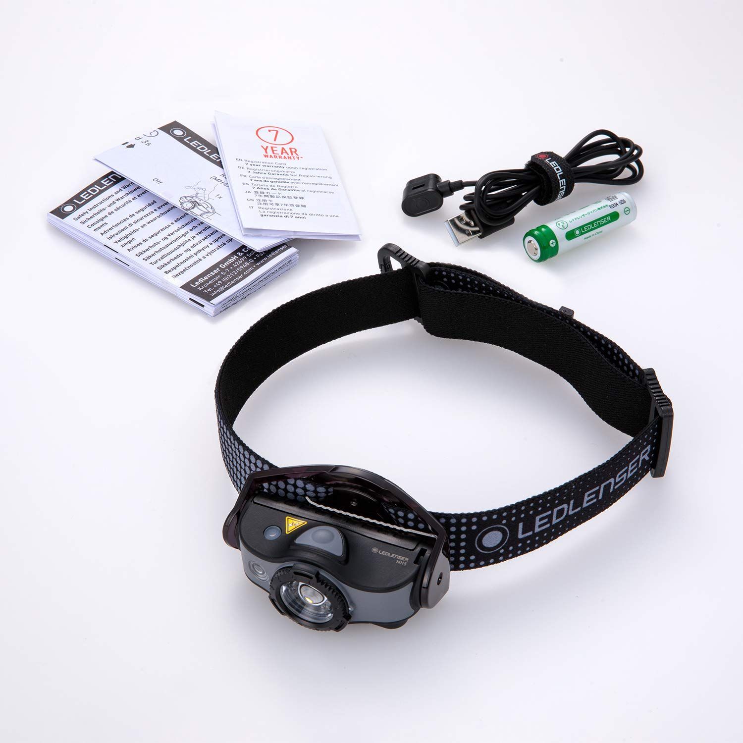 LEDヘッドライト MHシリーズ 【乾電池式・充電もできるハイブリッド型