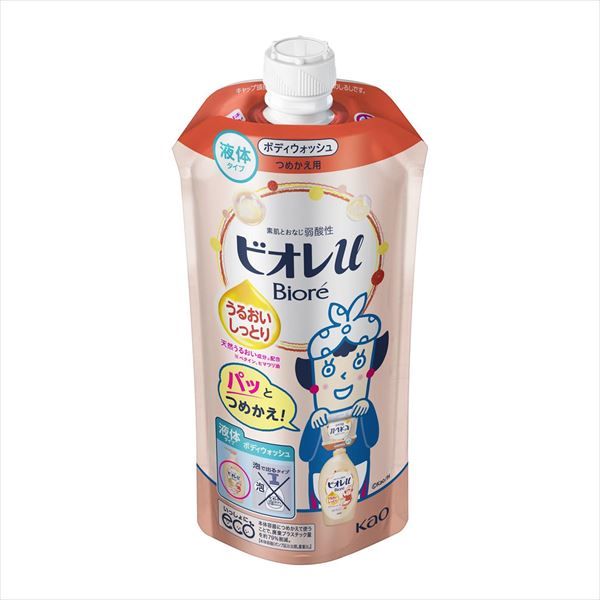 まとめ買い-24点セット ビオレｕうるおいしっとりつめかえ用 花王 入浴剤