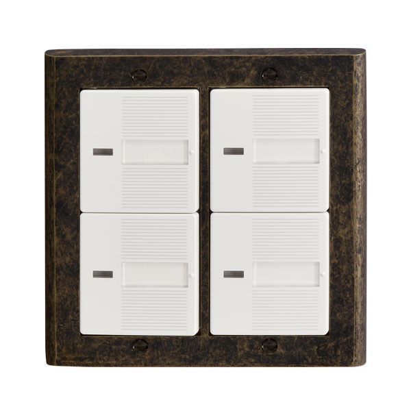 【新品・7営業日以内発送】ゴーリキアイランド 790222 真鍮製スイッチプレート コスモシリーズ用 PC02 古色 真鍮 スイッチカバー AN アンティークデザイン真鍮製スイッチプレート【沖縄離島販