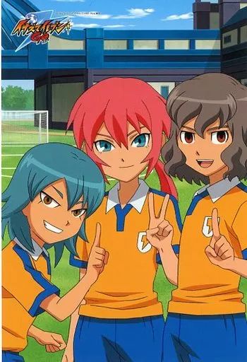 中古】キャラカード(キャラクター) 霧野蘭丸＆神童拓人＆狩屋マサキ