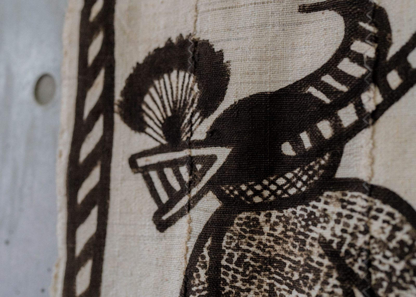 アフリカンアート セヌフォ族 布 Arts and Crafts AFRICA 染め・織り