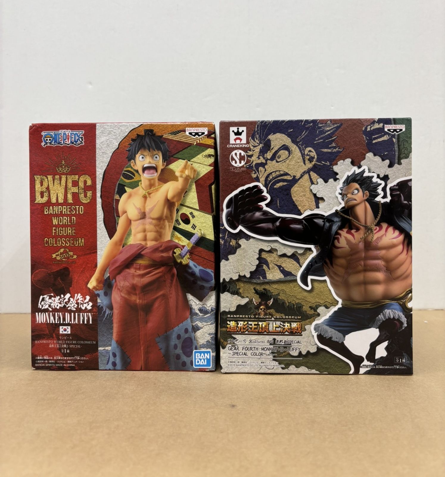 ワンピース BWFC 優勝記念作品 ルフィ太郎、造形王頂上決戦