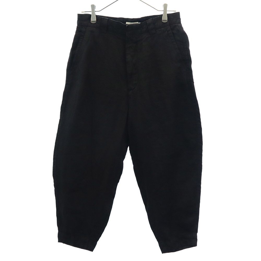 スティーブンアラン リネン クロップド　パンツ S ブラック Steven alan ユナイテッドアローズ クロップド丈 メンズ 【中古】  【240214】