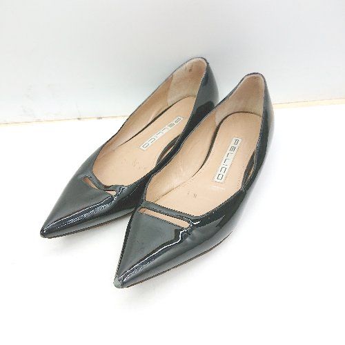 ペリーコ　パンプス ペリーコ パテントレザー フラットパンプス 38 レディース