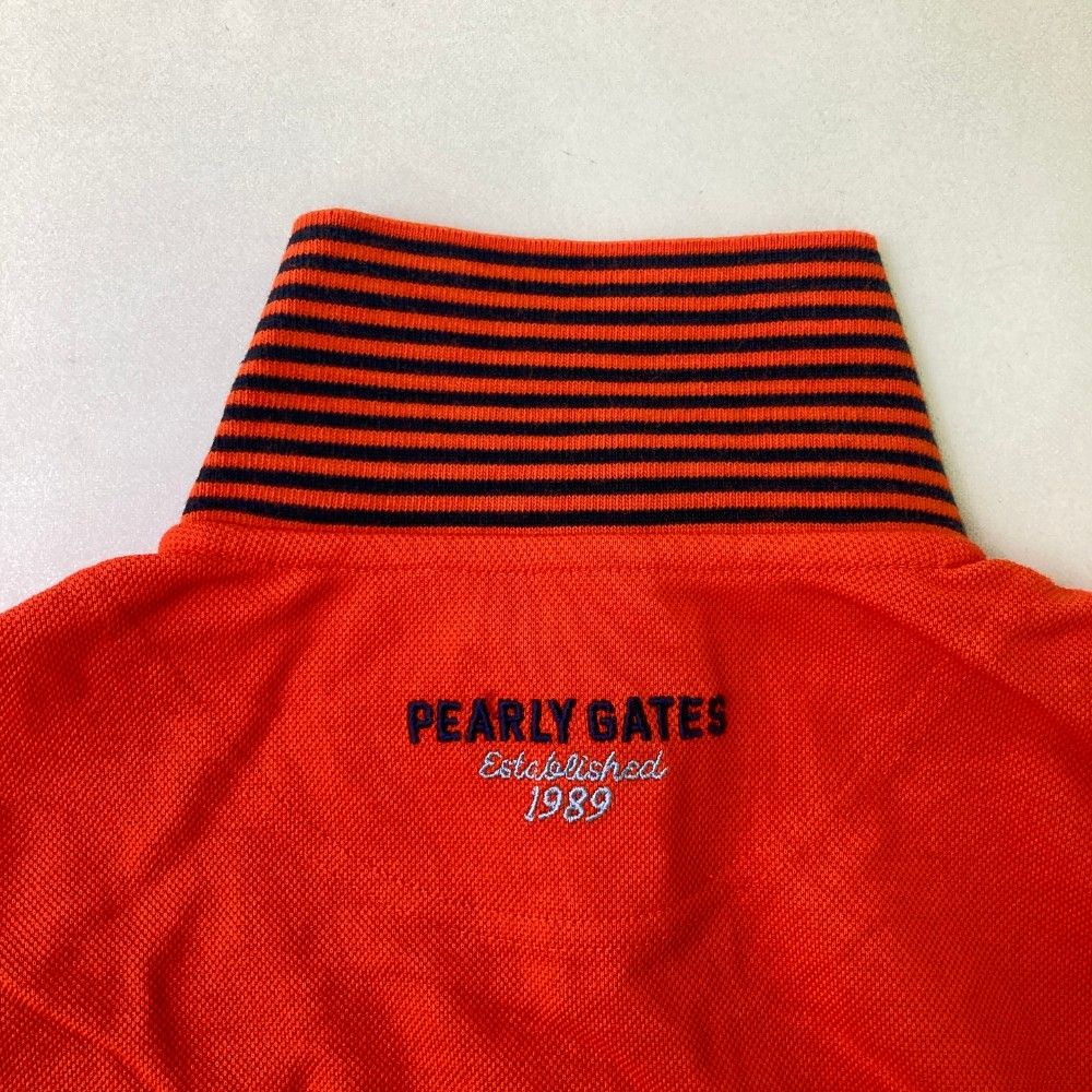 PEARLY GATES - パーリーゲイツ  サラクール　オレンジボーダーノースリーブポロシャツ 楽天市場】PEARLY GATES パーリーゲイツ ノースリーブ