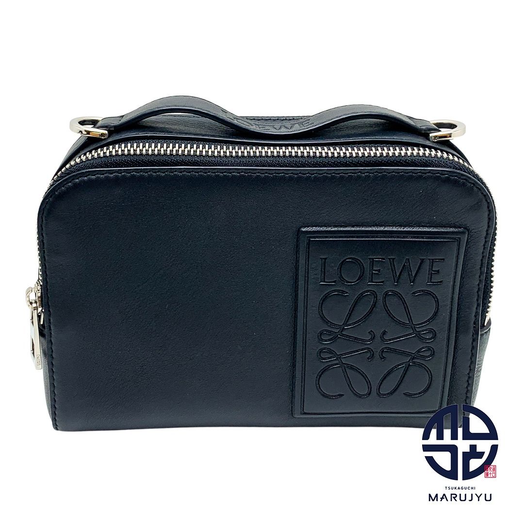 LOEWE ドーナツチェーン ブラックショルダー　収納袋付き LOEWE ブラック ショルダーバッグ 収納袋付き LOEWE ドーナツチェーン