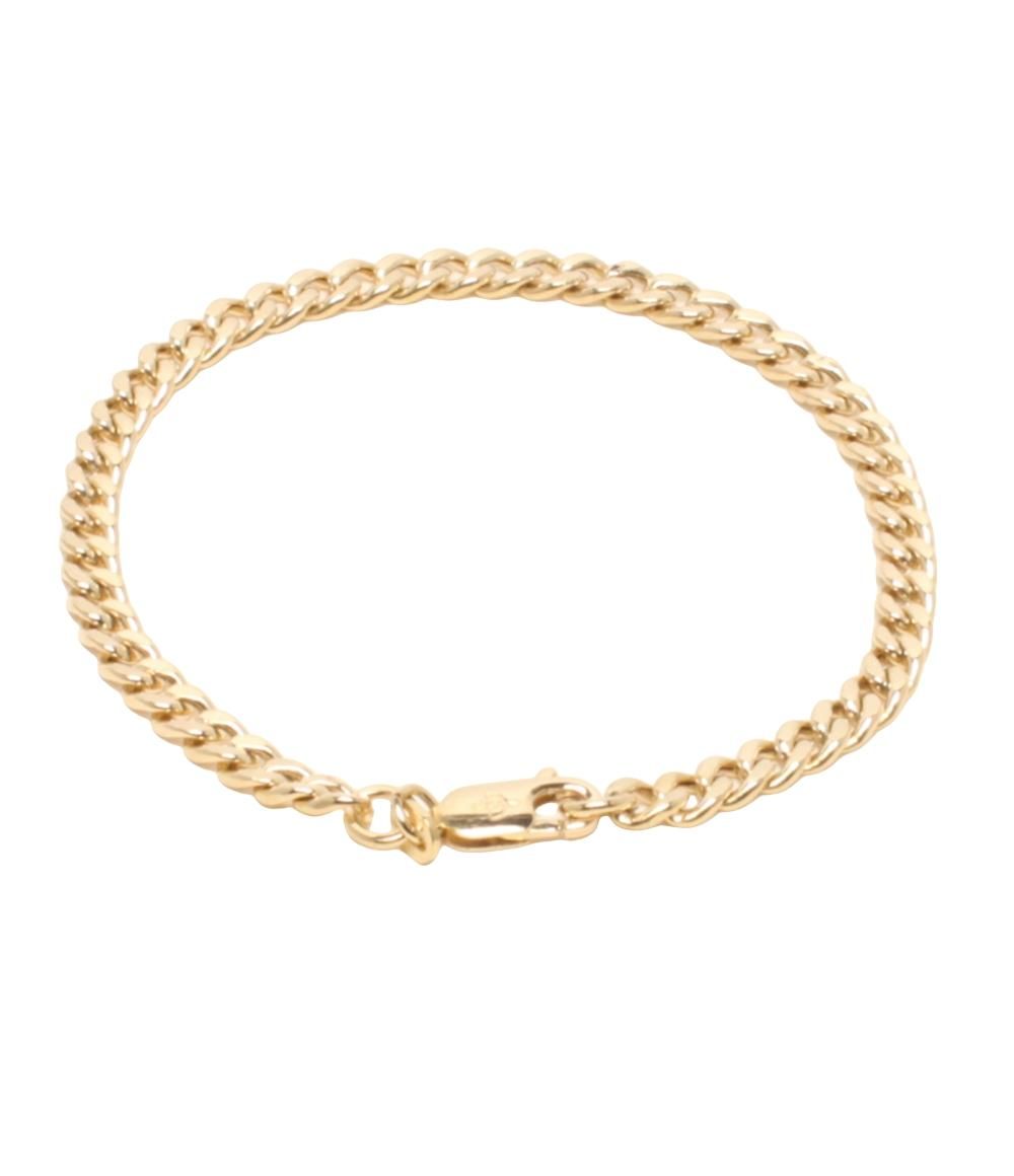 18Kツイストデザイン ブレスレット 約20cm 【受注生産】 18金