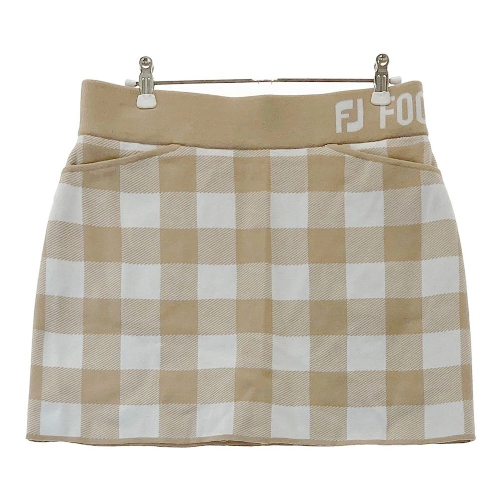FJ レディース ゴルフ スカート Mサイズ ベージュ ゴルフ スカート