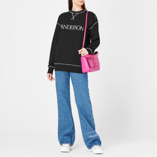 JW ANDERSON 売れ筋商品|||J.W.アンダーソン パーカー・スウェットシャツ アウター レディース Sweatshirts Pink 送料無料】 J.W.アンダーソン レディース パーカー・スウェット