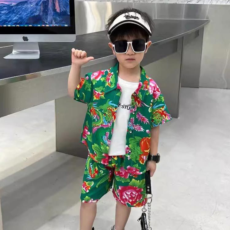 アロハシャツ セットアップ キッズ アロハシャツ 2点セット ベビー服