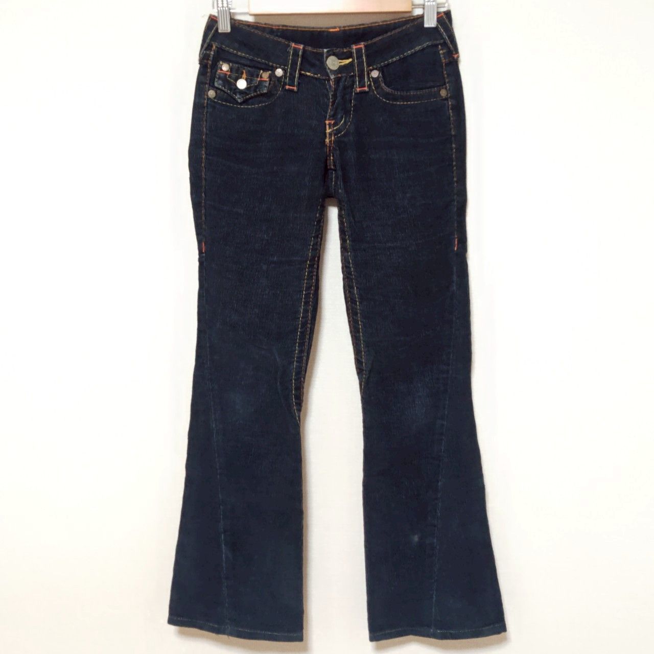 リーバイス　コーデュロイパンツ　ブーツカット フレア　23インチ　W23L30 人気のブーツカット◎【TRUE RELIGION】トゥルーレリジョン