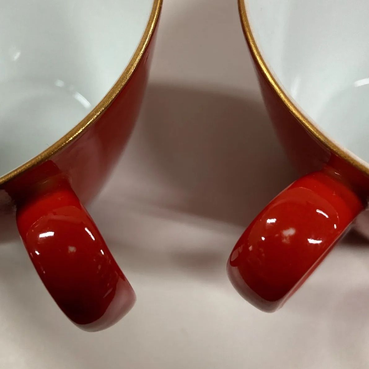 ノリタケ Noritake オールドノリタケ カップ ソーサー 赤菊 2客セット