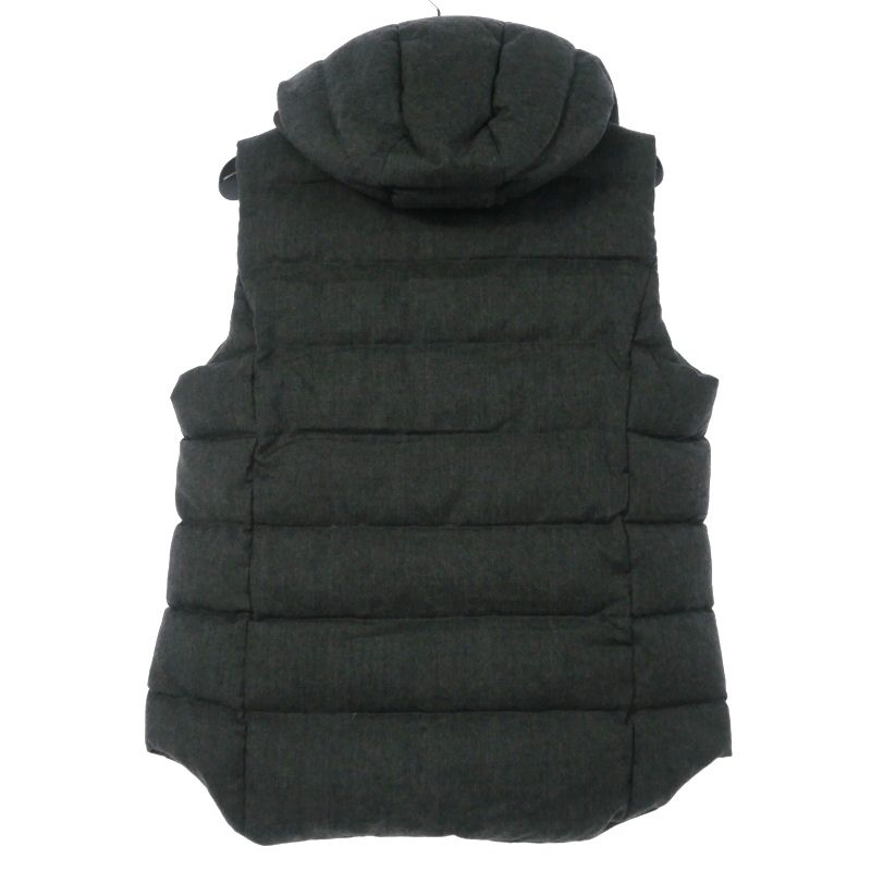 ☆希少☆新品未使用☆タトラス☆ダウンベストダークグレーウールリアル