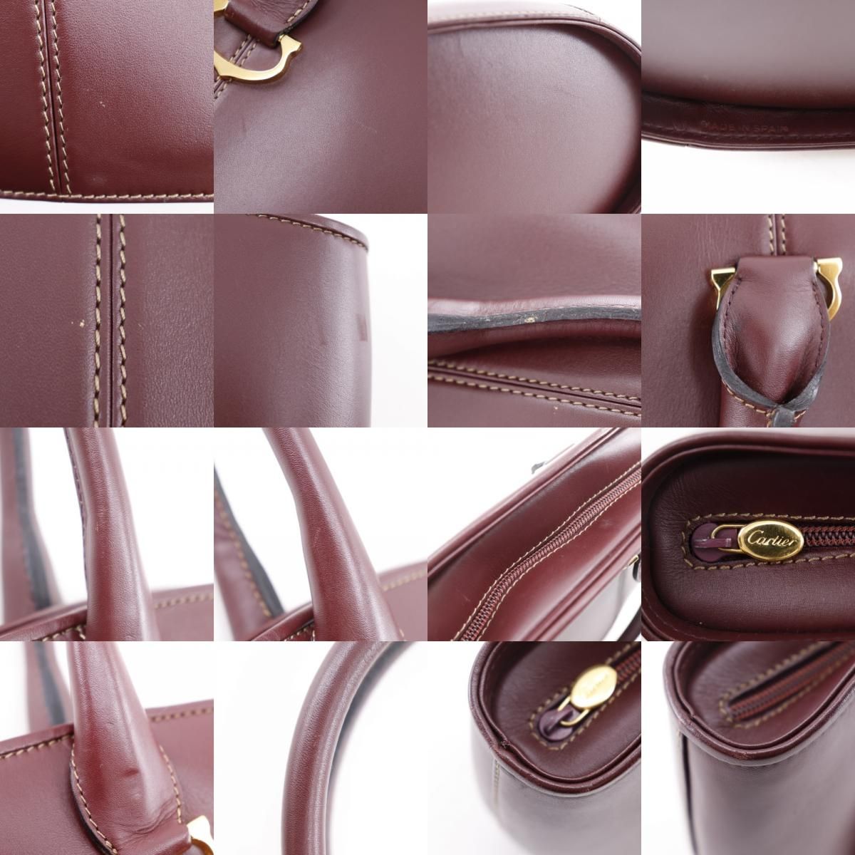 CARTIER】カルティエ マストライン カーフ ボルドー レディース