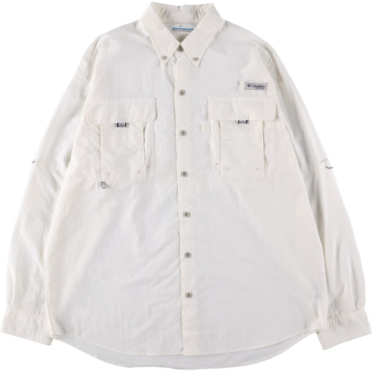 古着 コロンビア Columbia PFG ボタンダウン 長袖 フィッシングシャツ メンズM相当/eaa471253