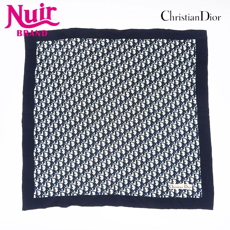 Christian Dior クリスチャンディオール スカーフ トロッター 75 ロゴ