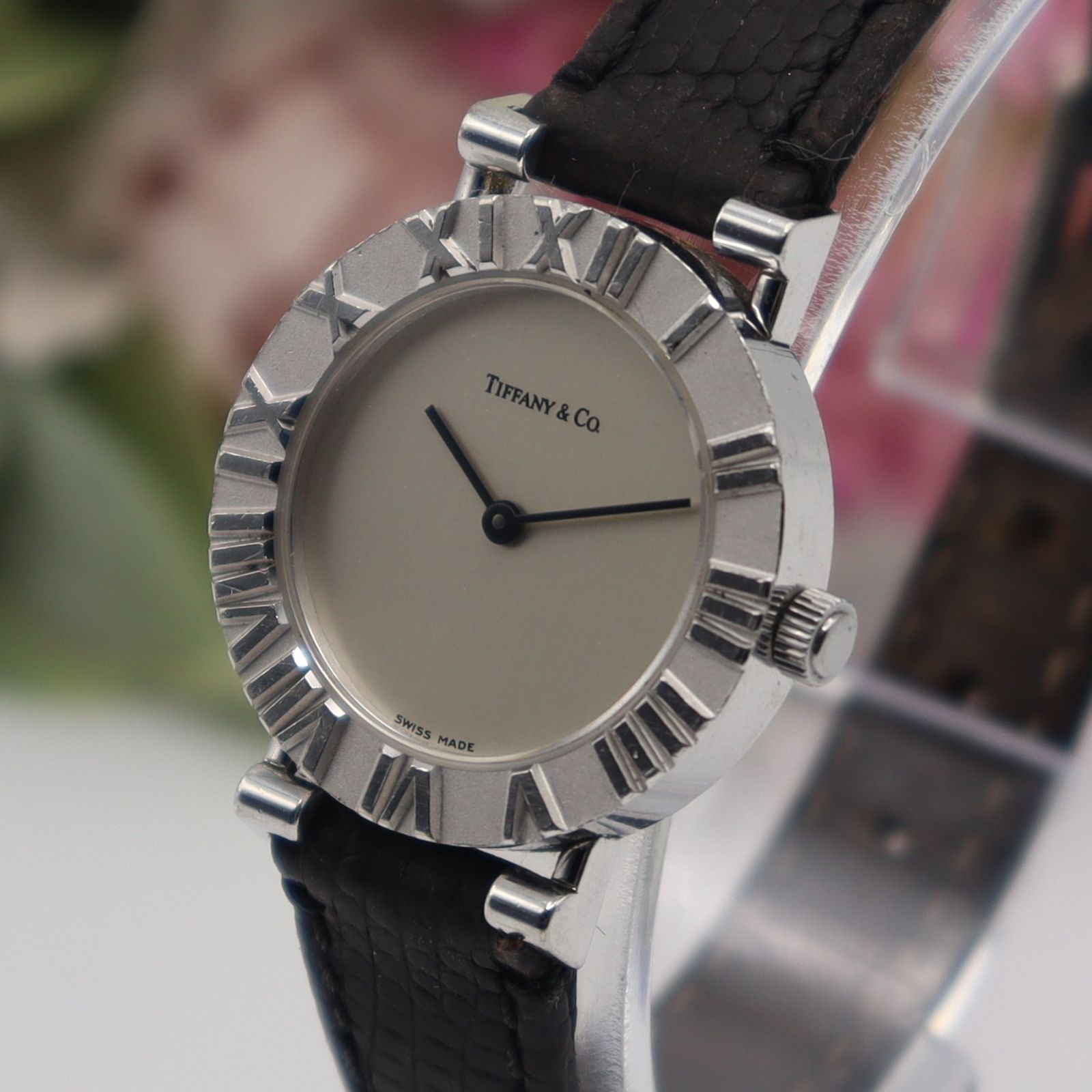 Tiffany&Co. ティファニー アトラス L0640 クォーツ スターリング 