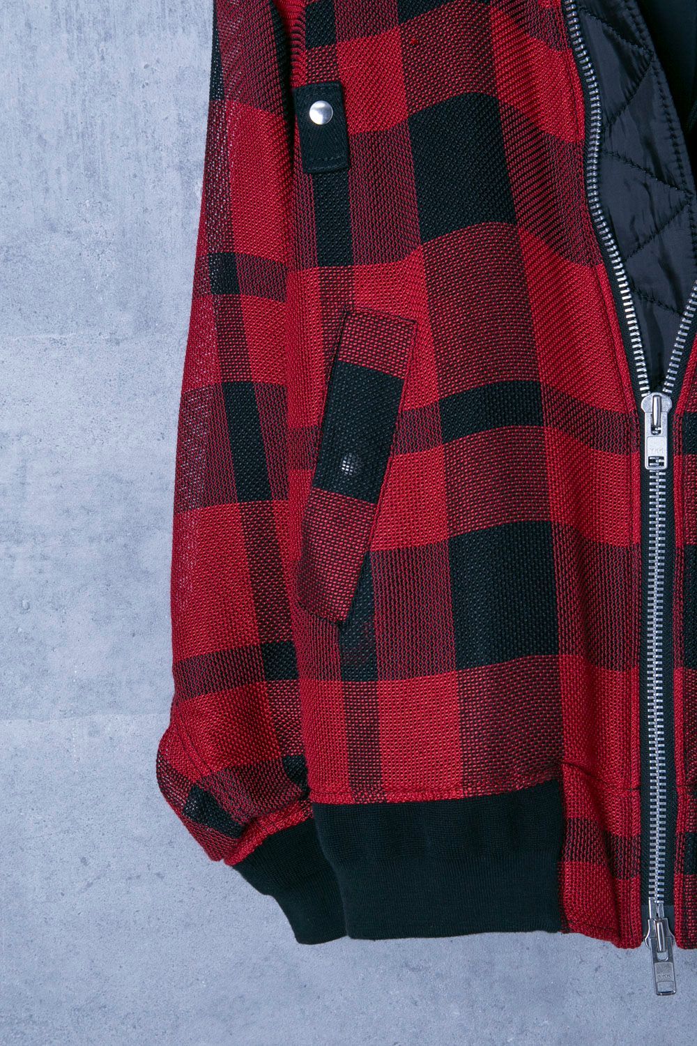 sacai サカイ チェックドッキングMA-1 sacai サカイ ジャケット