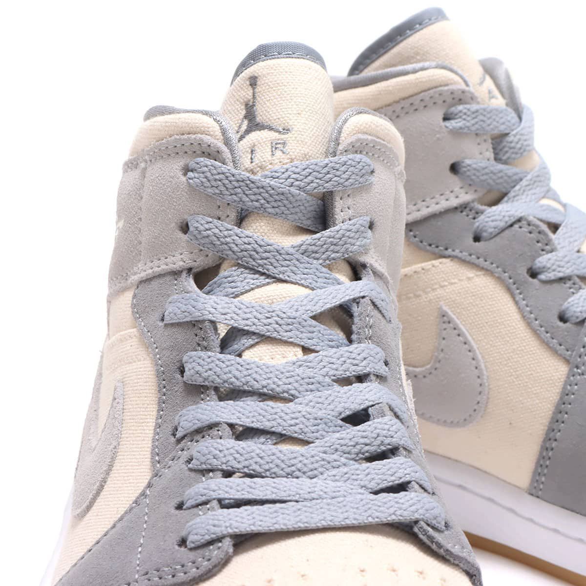 ナイキ エアジョーダン1 ミッドSEココナッツミルク/パーティクルグレー 楽天市場】NIKE AIR JORDAN 1 MID SE coconut milk/coconut milk