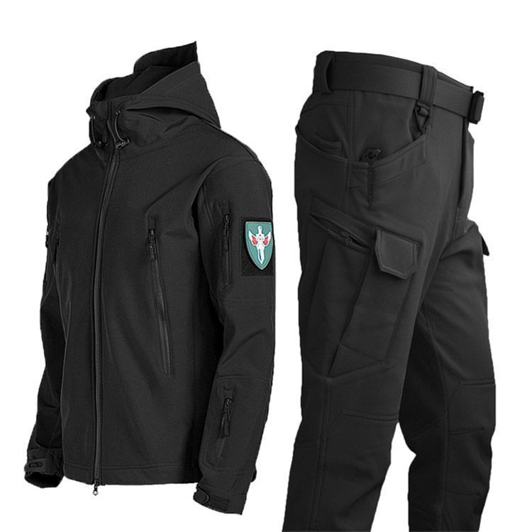 登山服 裏起毛 2点セット 上下セット スキーウェア 作業着