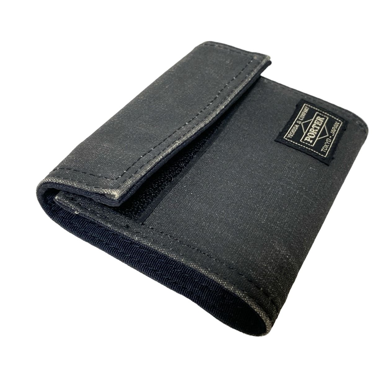 新品　PORTER　ポーター　三つ折り財布　ブラック　黒 ポーター スプレンダー ウォレット 261-03895 三つ折り財布 吉田