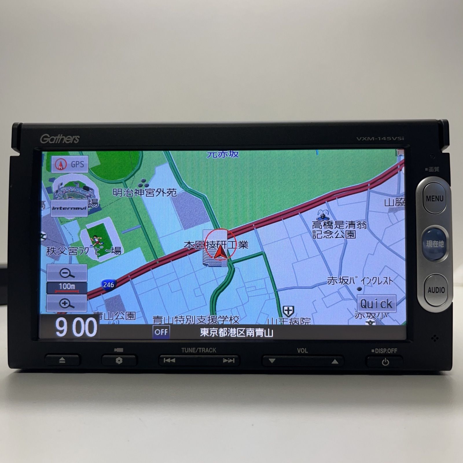 HONDA純正ナビカーナビ Gathers ギャザーズ VXM-145VSi タッチパネル正常ホンダワンセグTV CD DVD AM FM ビデオBLUETOOTH機能 最新地図