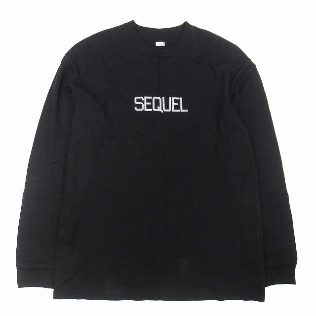 21aw シークエル SEQUEL LONG SLEEVE T-SHIRT ドット ロゴ プリント ...