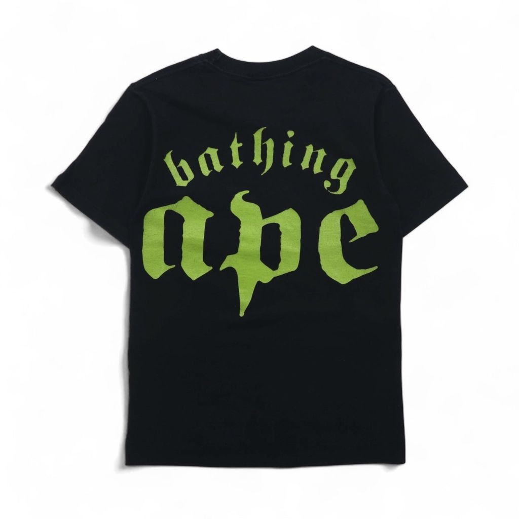 専用です⭐︎エイプ XSサイズ Tシャツ A Bathing Ape ロゴプリント Tシャツ XS ブラック コットン 両面