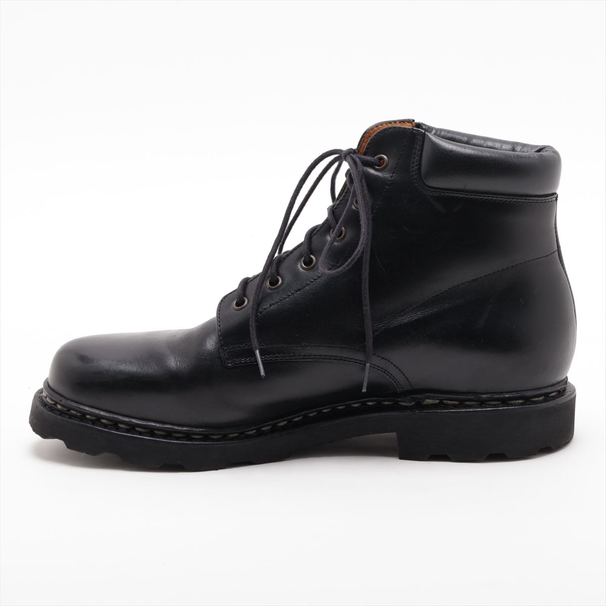 美品 PARABOOT パラブーツ レザー レースアップ ショート ブーツ 6.5 