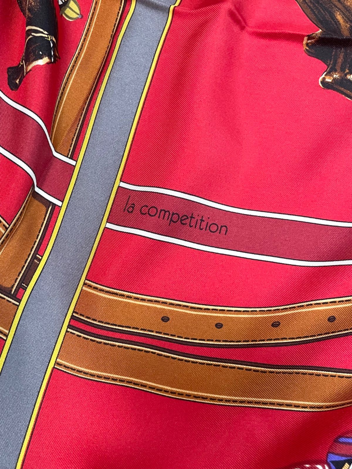 ぼぼ新品イタリア製 LONGCHAMP ロンシャン シルク100% ポニー柄 大判