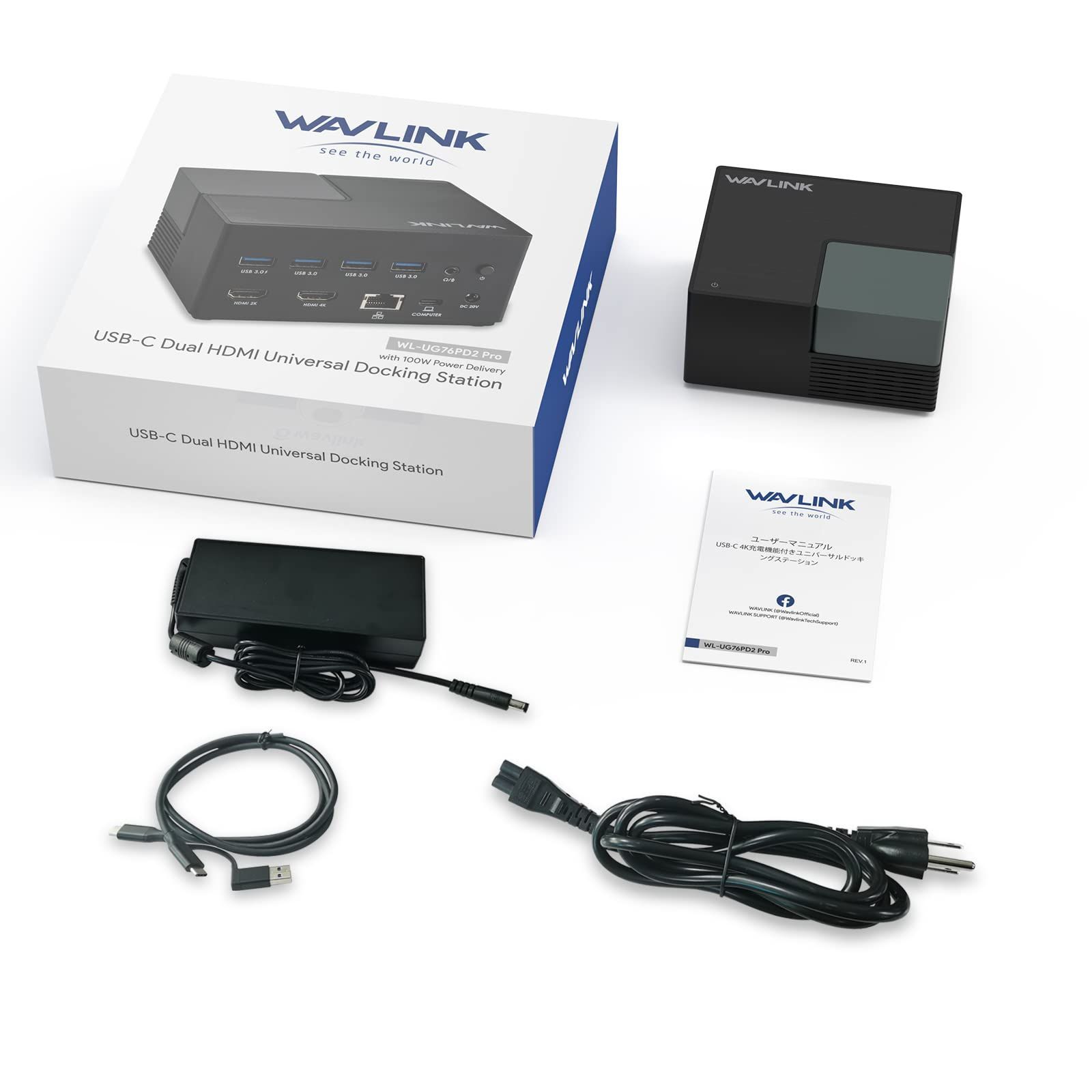 3および4 USB4 usb-c対応ノートpc オーディオ入出力 Mac Windows Thunderbolt 4つのUSBポート 100W電源伝送 ethernet RJ45 デュアルHDMI type-cポート 10-in-1 usb-cドッキングステー