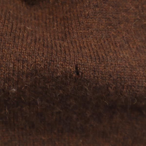 バーバリーズ 90s オールド 刺繍 長袖 ニット S ブラウン系 Burberrys