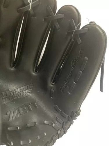 ZETT 硬式野球 ヴィンテージ グローブ ブラック 天然皮革 オール