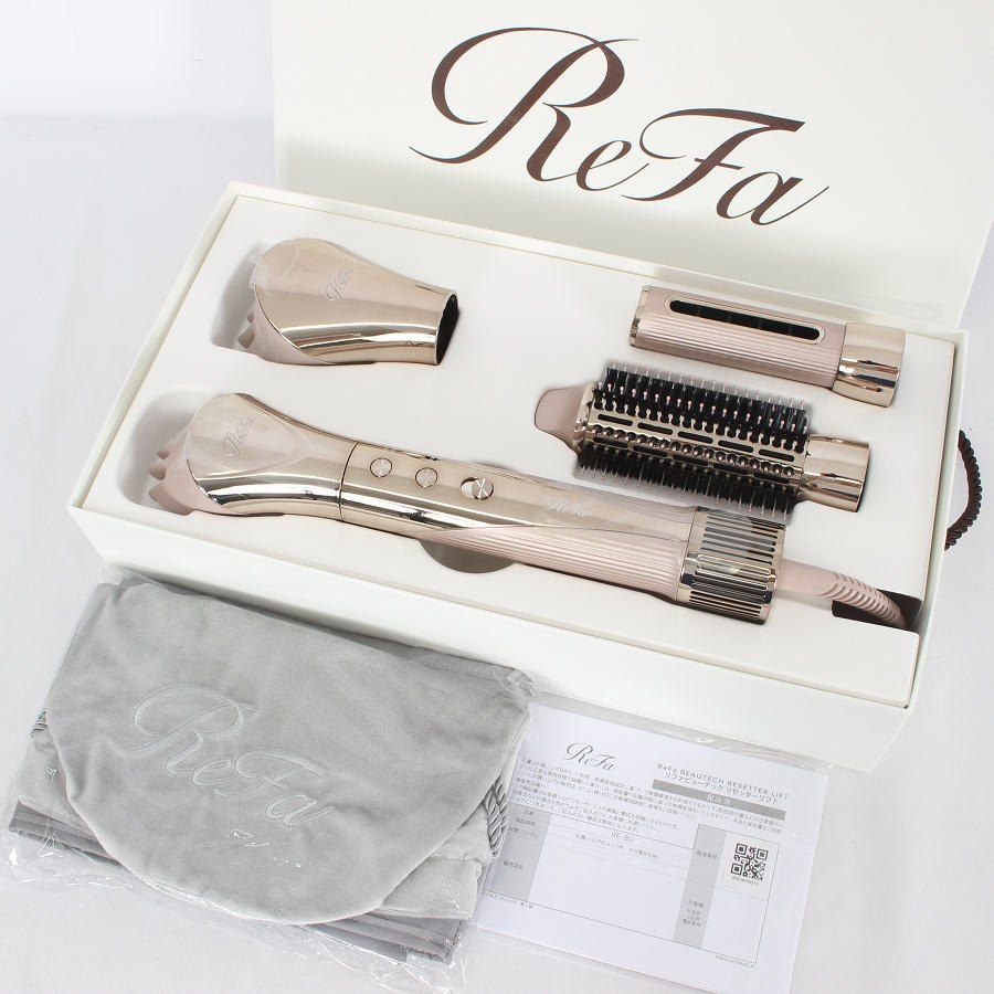 【新品】MTG ReFa BEAUTECH RESETTER LIFT RE-BU-04A シャンパンゴールド ヘアドライヤー リファビューテック リセッター リフト 本体
