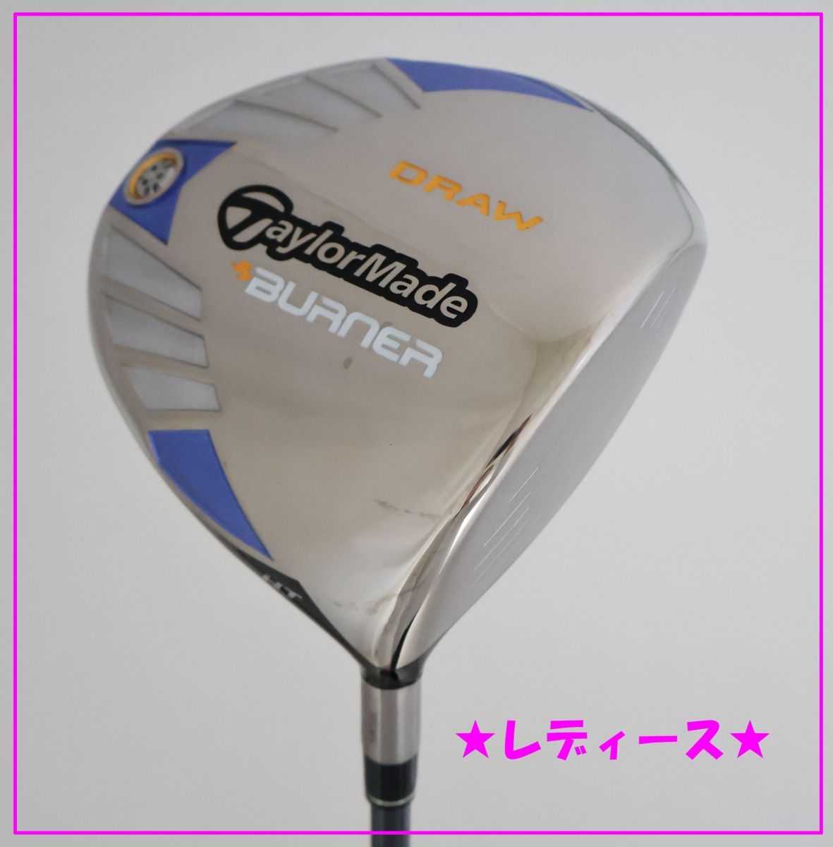 レディース！美品！テーラーメイドBURNER　DRAWバーナー ドロードライバー　HT(13）RE*AX SUPERFAST45　L日本仕様（69670