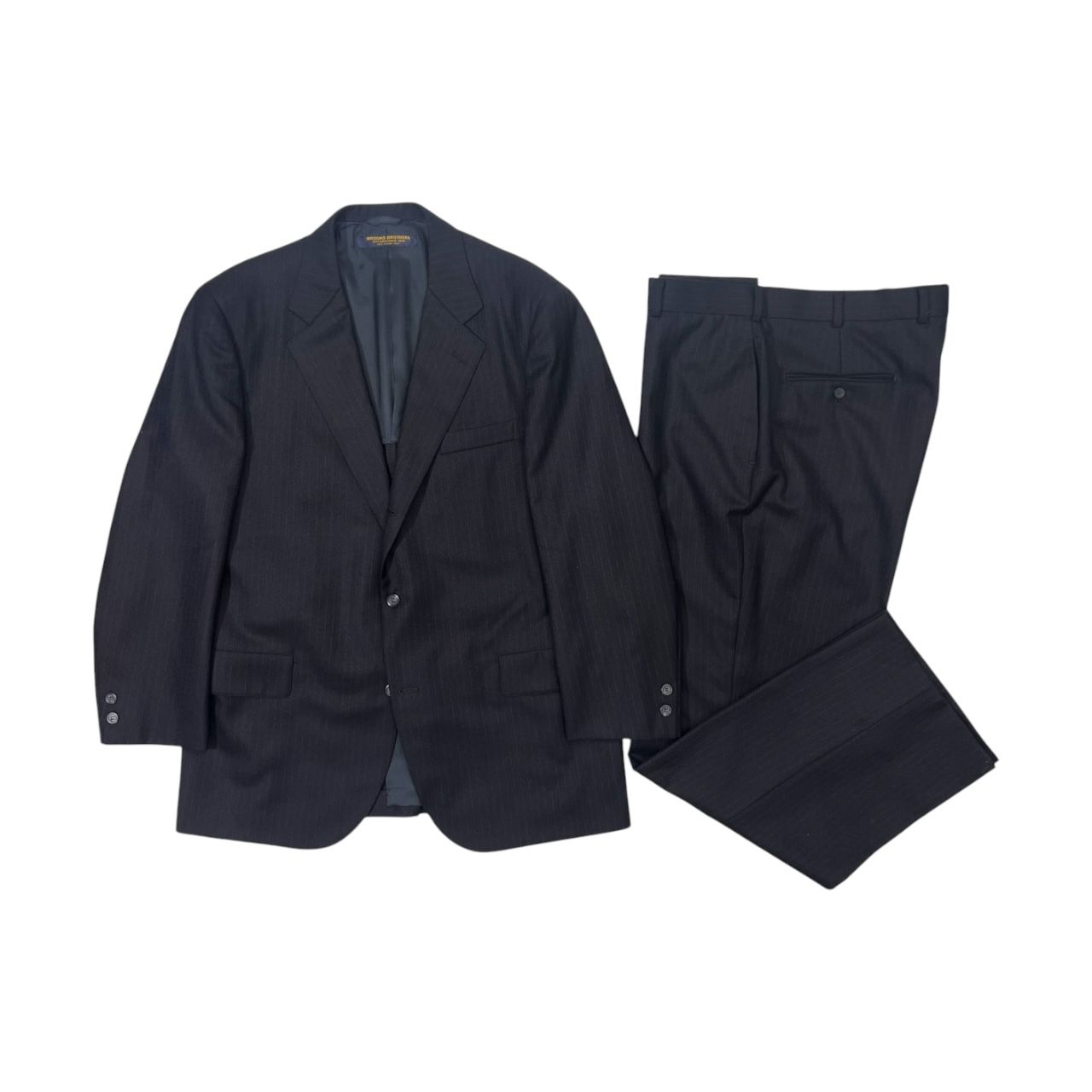 人気ショップ BROOKS BROTHERS ブルックスブラザーズ ストライプ ウール スーツ