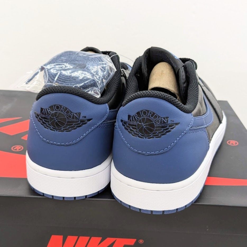 未使用品 NIKE AIR JORDAN 1 LOW OG CZ0790-041 BLACK/MYSTIC NAVY  