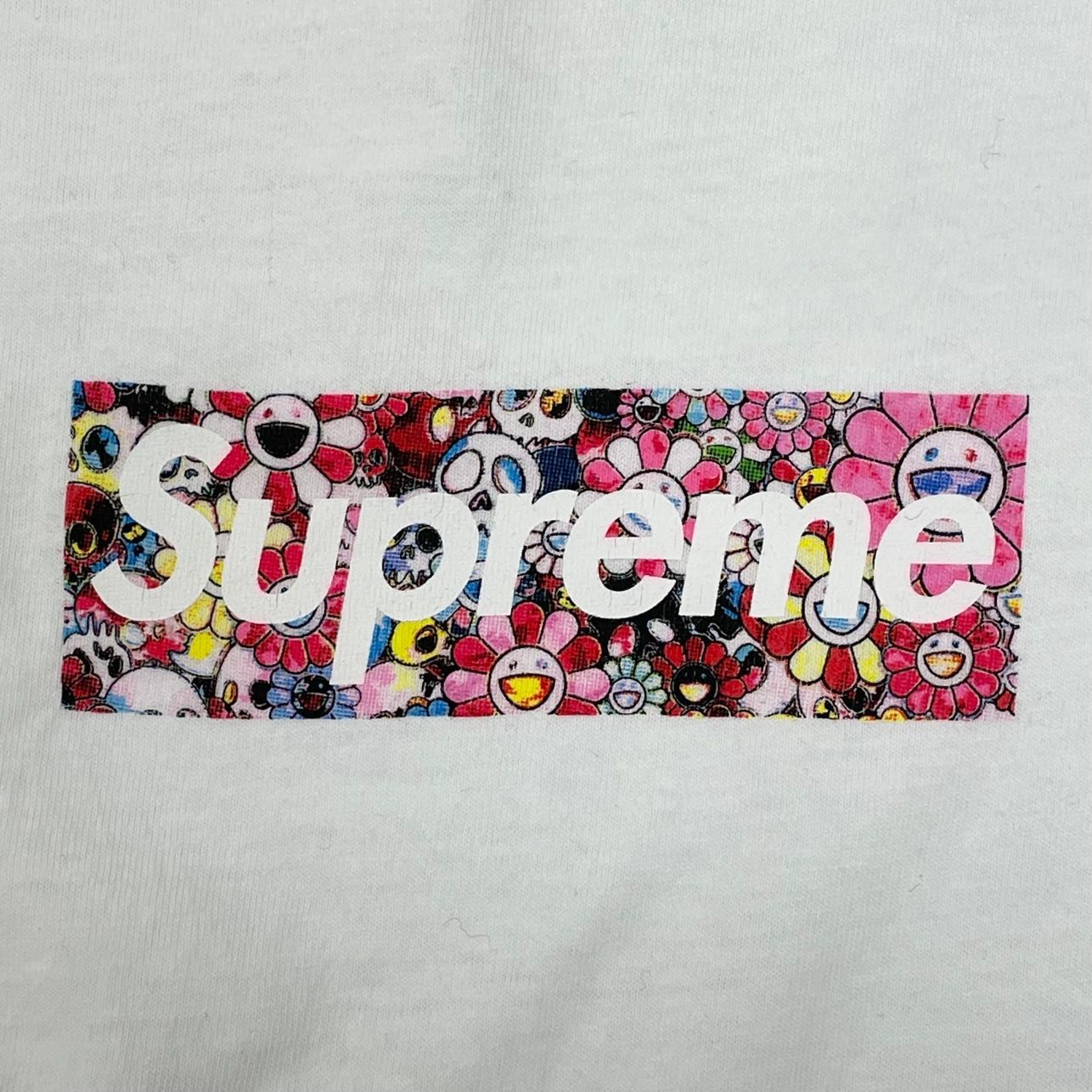 supreme 村上隆コラボ　BOXロゴネックUネック