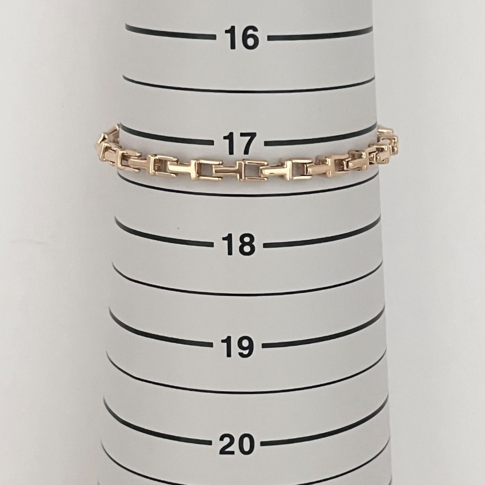 Tiffany&Co. ティファニー Tナロー チェーン ブレスレット 750PG 