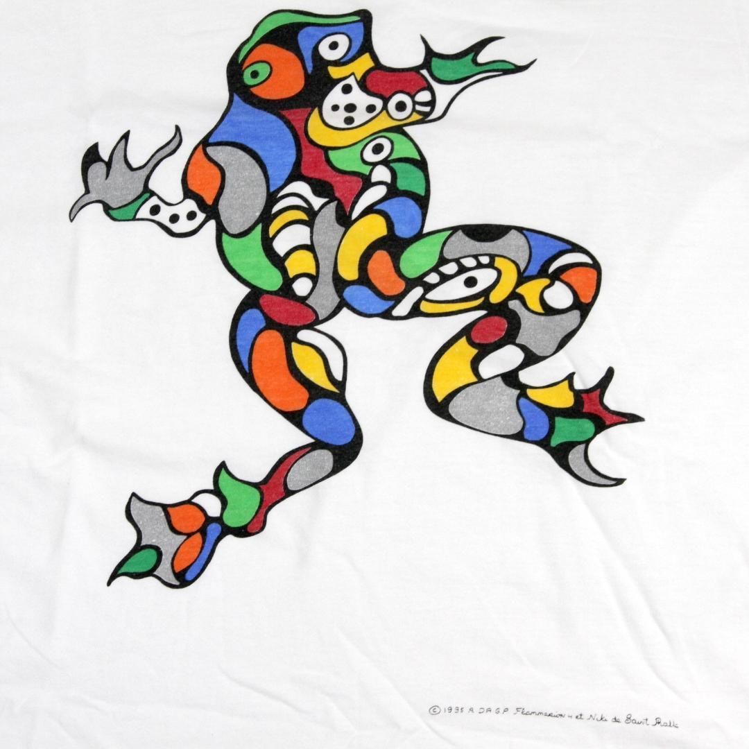 2XL】90s ニキドサンファル Niki de Saint Phalle Tシャツ フランス 