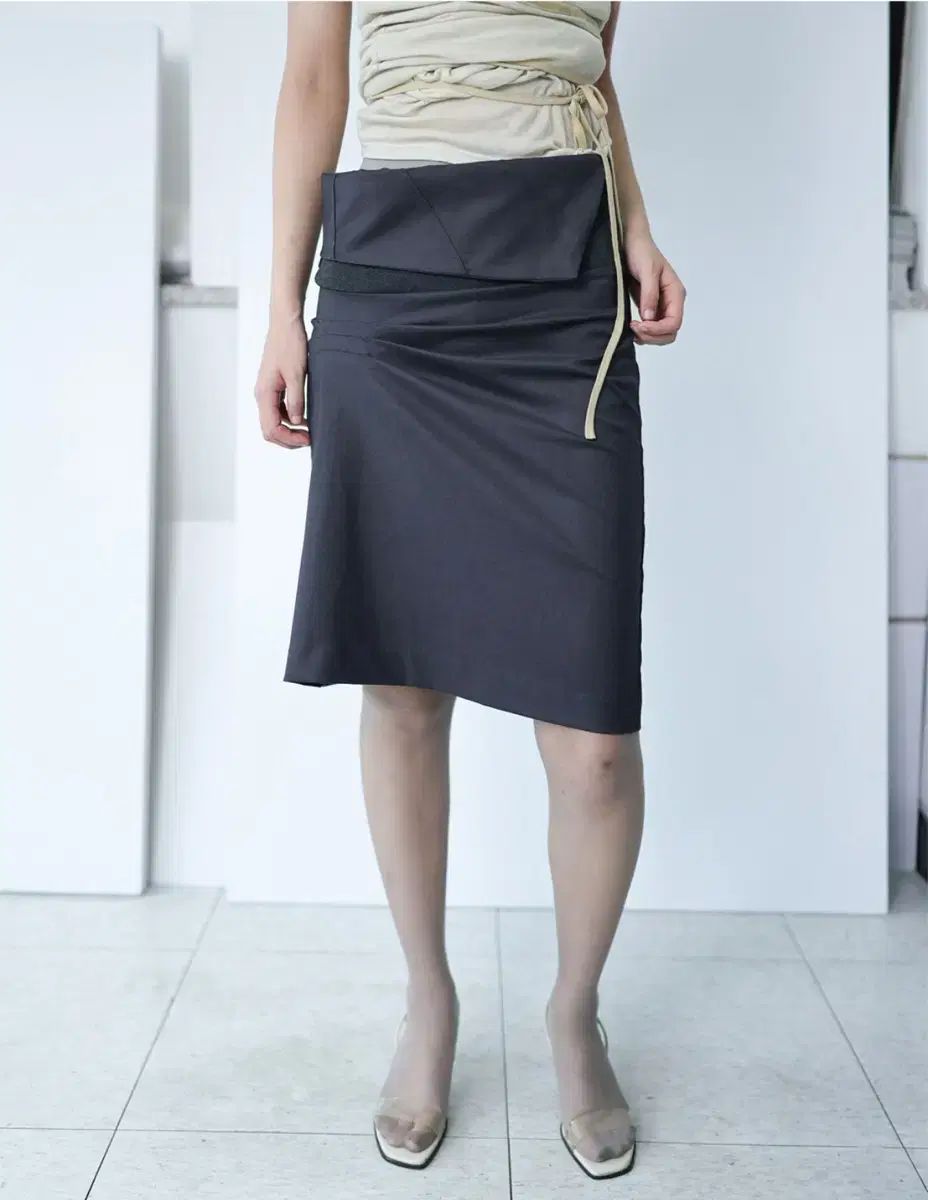 ulikasanctus ウルリカサンサスBrace pintuck スカート ウルリカ