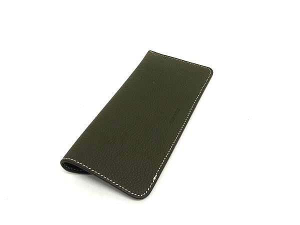 BONAVENTURA ボナベンチュラ レザー メガネケース 眼鏡ケース メンズ レディース グリーン系 FS4717